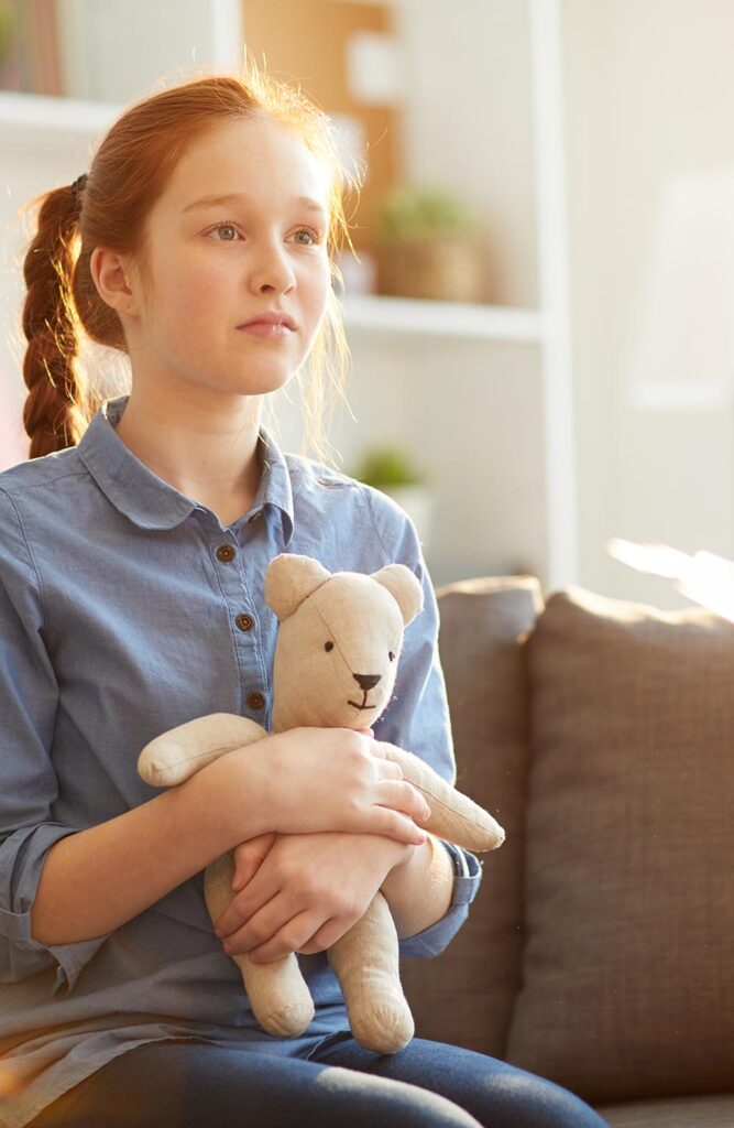 A child participating in therapeutic activities, receiving expert mental health and behavioral services in Taylor.